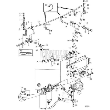 Volvo Penta Overflow ValveV2 21140647